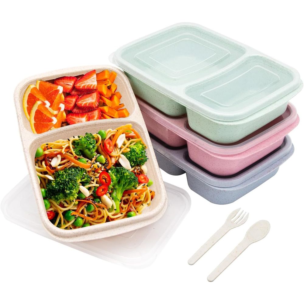 Food Storage Safe - 4'lü Bento Öğle Yemeği Kutusu, 2