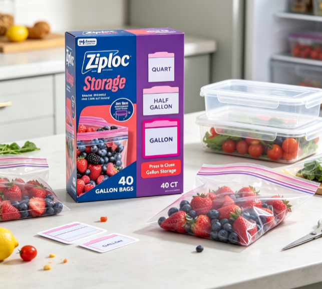 Food Storage Technology - Ziploc Marka Gıda Saklama Poşetleri, Okul