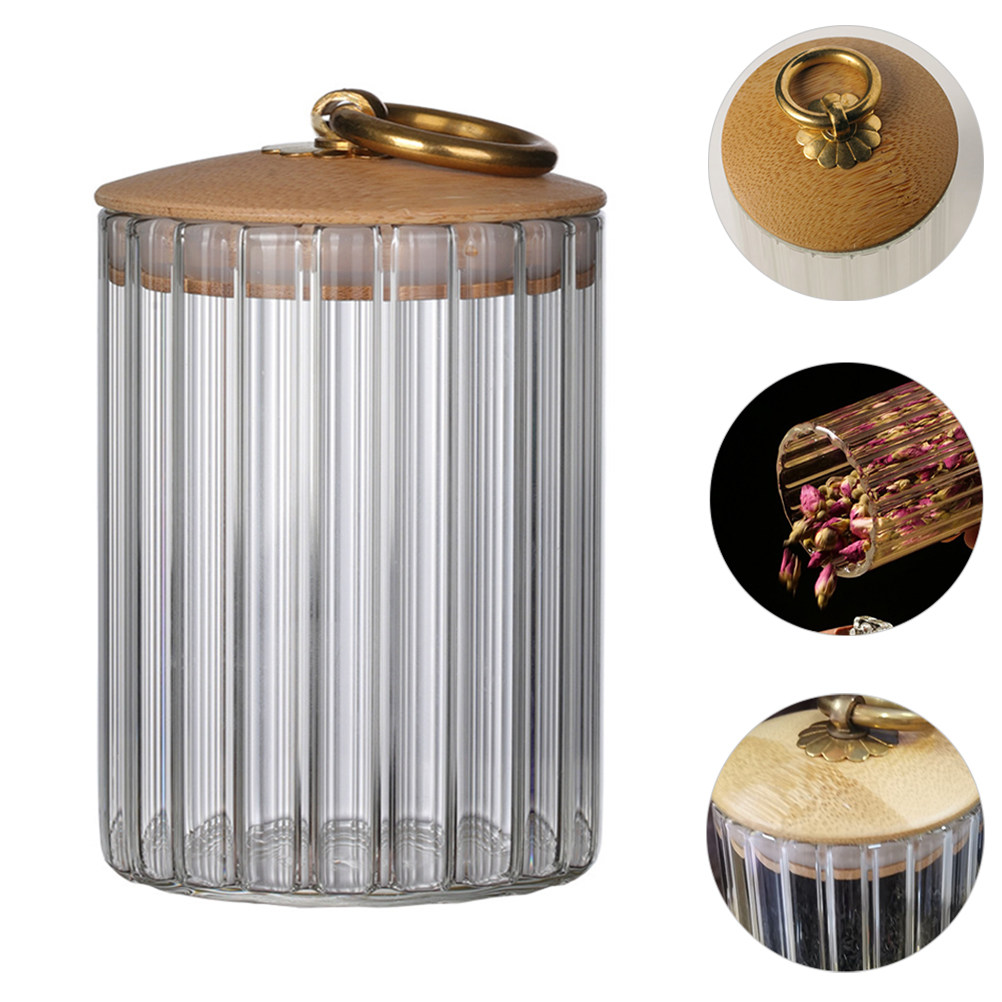 Food Storage Jar Glass - Hava Geçirmez Cam Saklama Kavanozları Çay