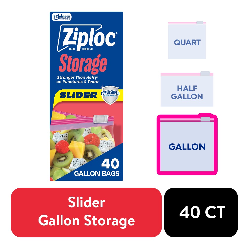 Food Storage Technology - Gallon Slider Gıda Saklama Poşetleri, Okul