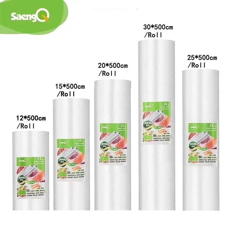 Food Storage Vacuum Seal Bags - SaengQ Vakum Torbaları Gıda vakumlama makinesi