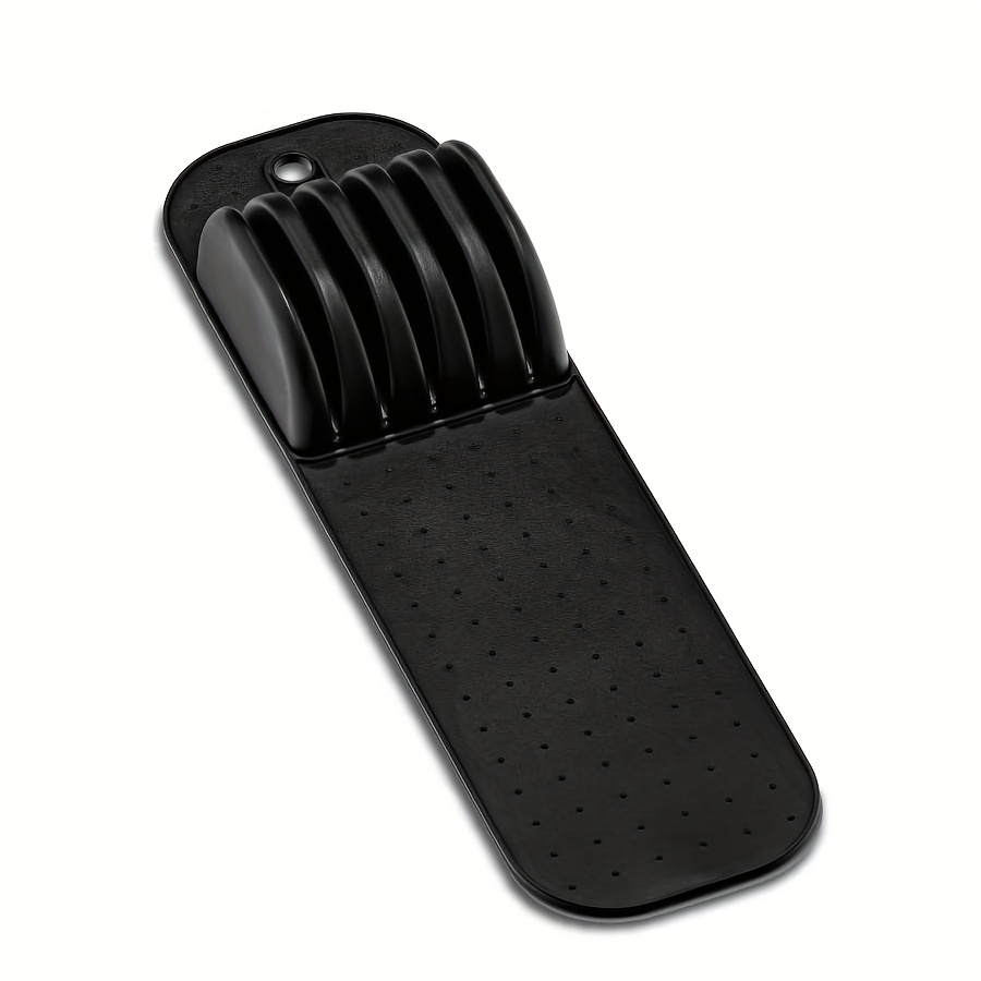 Food Storage Drawers - 5 bölmeli mutfak silikon bıçak tutucu