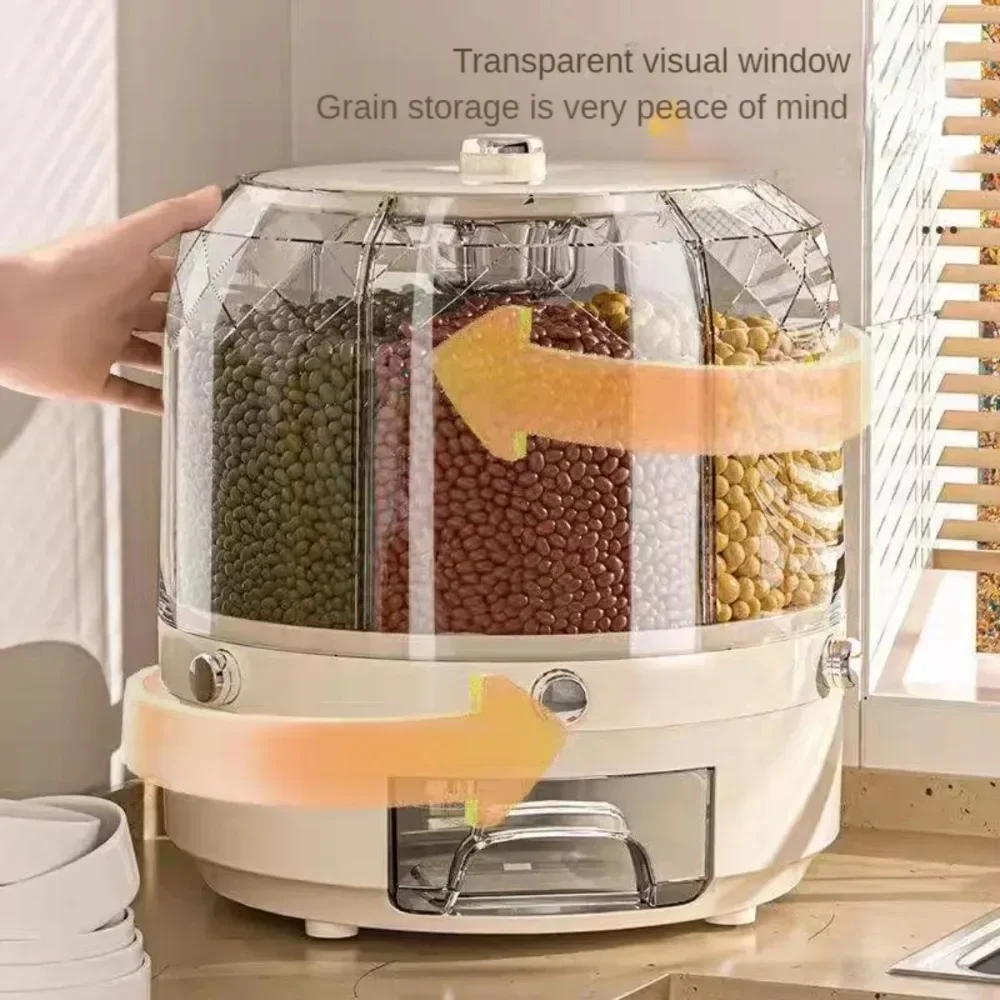 Food Storage Drawers - Gıda Sınıfı Döner Tahıl Dağıtıcısı Büyük