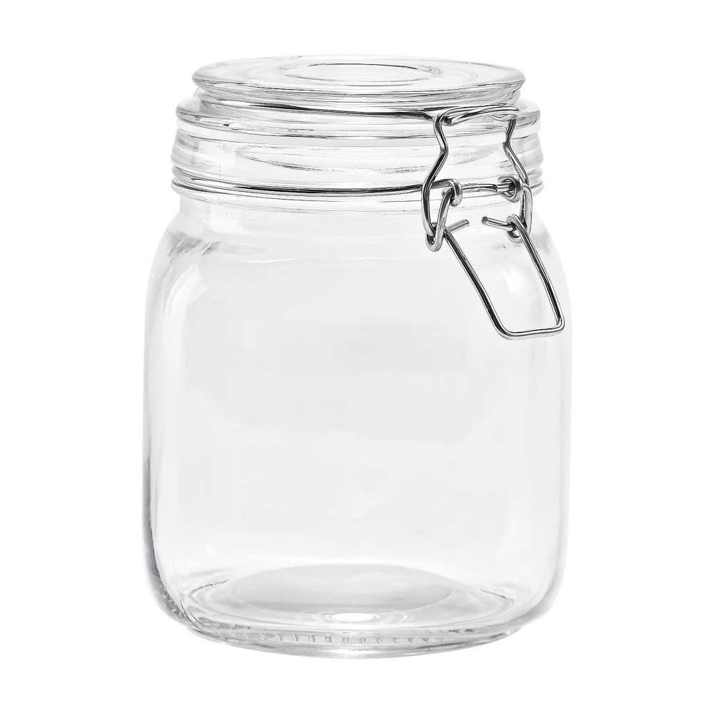 Food Storage Jar Glass - Mainstays 38 oz Cam Gıda Saklama