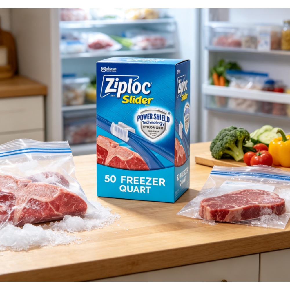 Food Storage Technology - Ziploc Marka Sürgülü Dondurucu Poşetleri, Okul