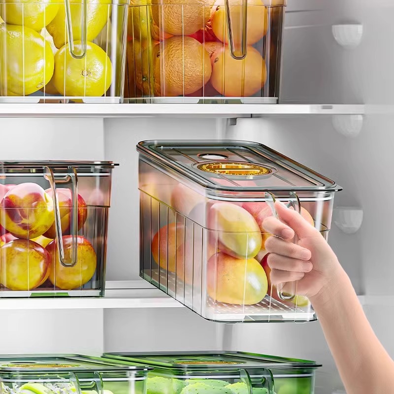 Food Storage Box Set - Buzdolabı düzenleme saklama kutusu, yumurta, meyve
