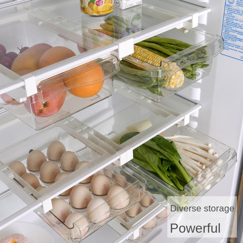 Food Storage Drawers - Buzdolabı yumurta saklama kutusu, çekmece tarzı