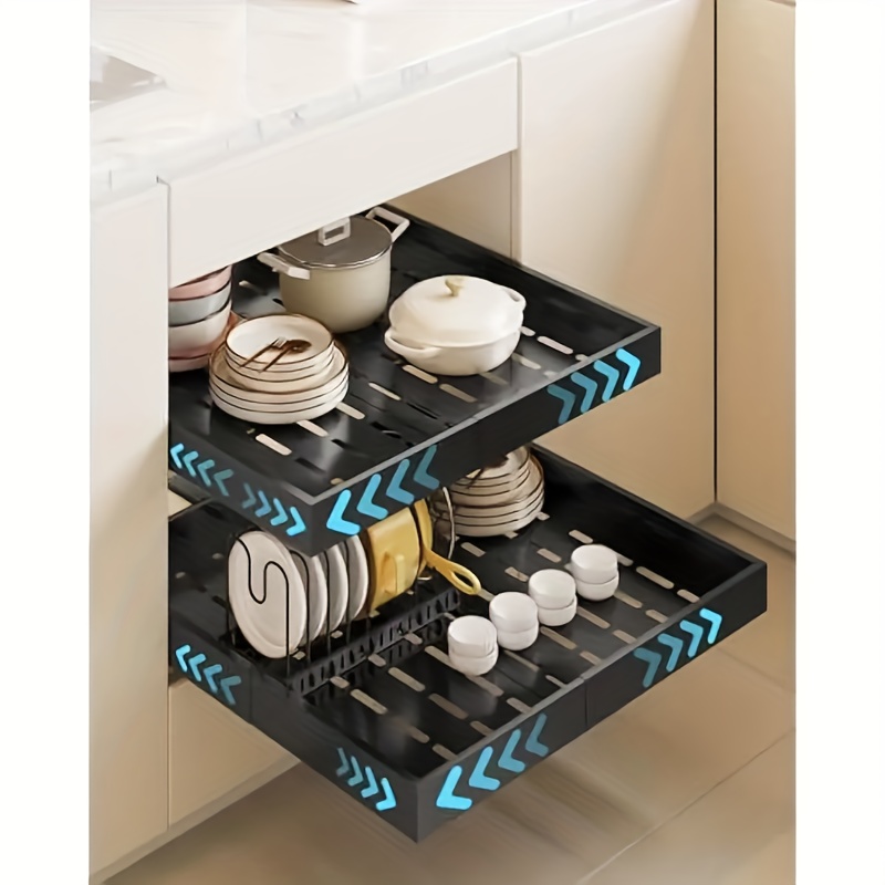 Food Storage Drawers - Dışarı çekin tepsi organizatör mutfak depolama