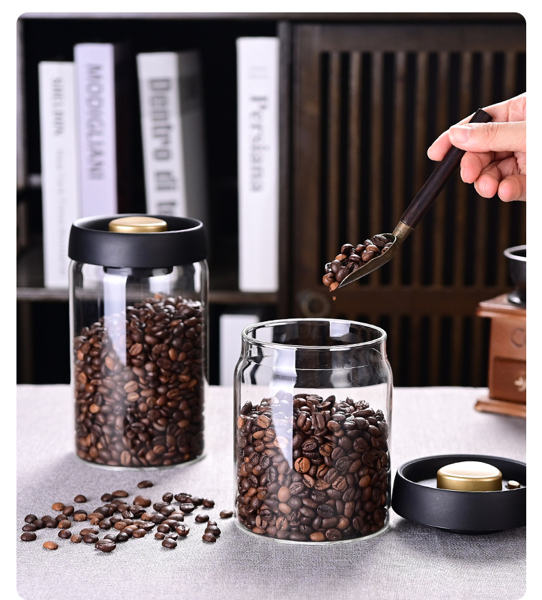 Kahve Çekirdeği Saklama Kavano - Food Storage Jar Glass incelemesi ve fiyatı