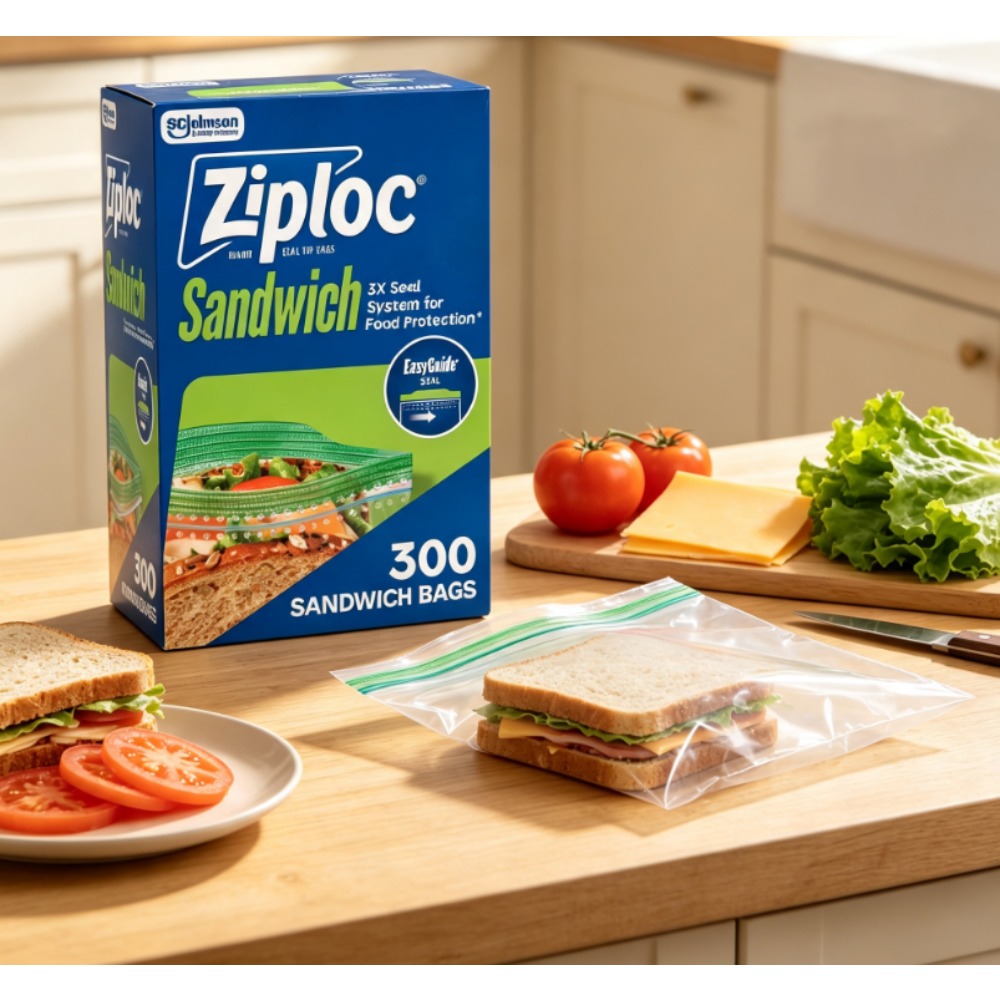 Ziploc ®   EasyGuide'li Marka  - Food Storage Technology incelemesi ve fiyatı
