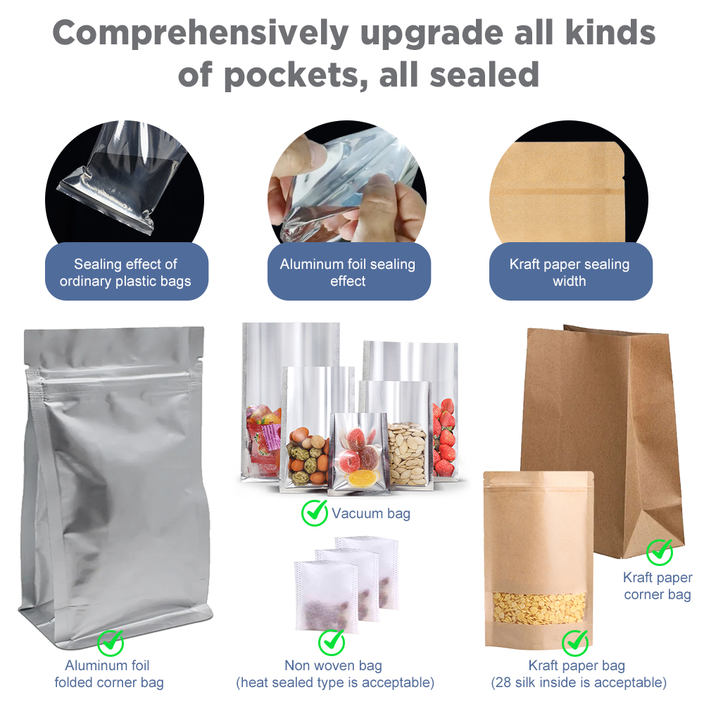 İmpuls Kapatma Makinesi Mutfak - Food Storage Vacuum Seal Bags incelemesi ve fiyatı