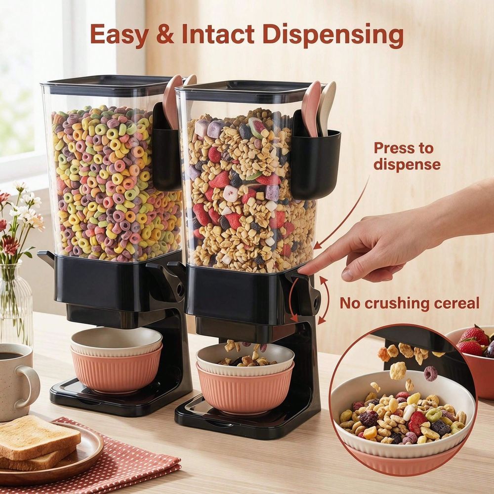 Kapaklı Tezgah Üstü Tahıl Disp - Food Storage No Pantry incelemesi ve fiyatı