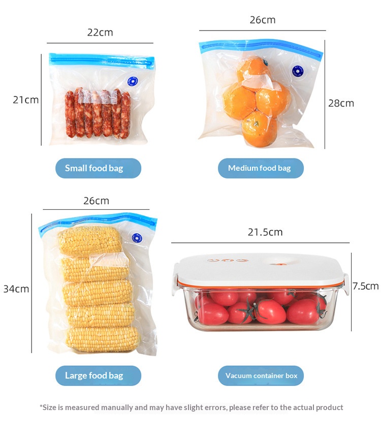 Mini USB Elektrikli El Tipi Va - Food Storage Vacuum Seal Bags incelemesi ve fiyatı