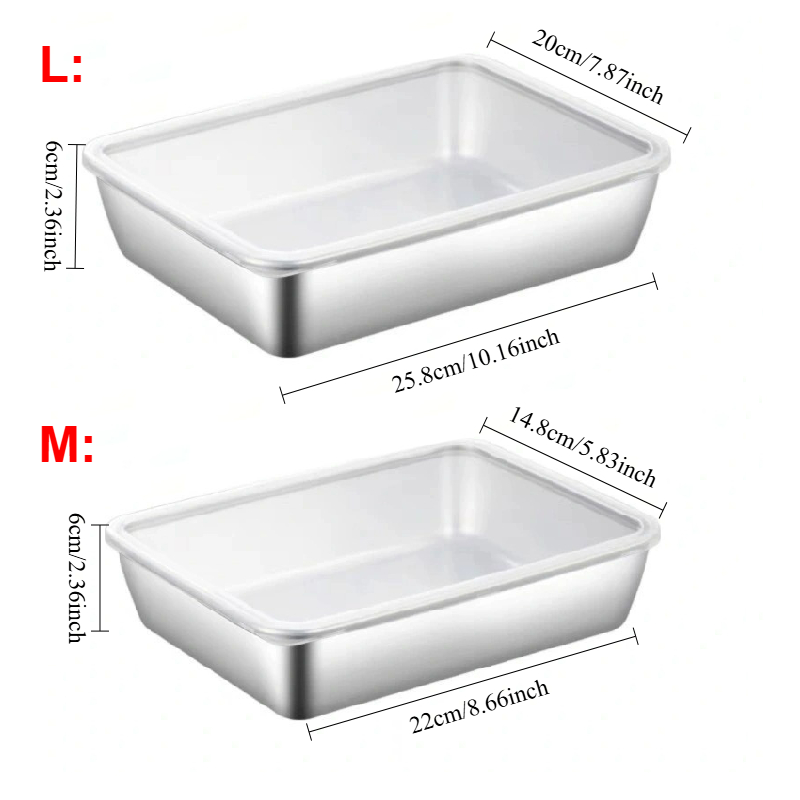 1-3 Adet Paslanmaz Çelik Gıda  - Food Storage No Pantry incelemesi ve fiyatı