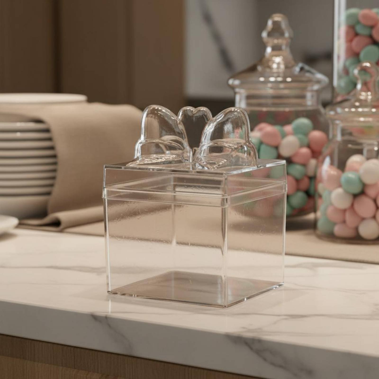 Şeffaf Plastik Şeker Kutusu Ku - Food Storage Containers incelemesi ve fiyatı