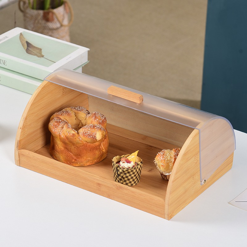 Plastik kapaklı bambu yarım da - Food Storage Technology incelemesi ve fiyatı