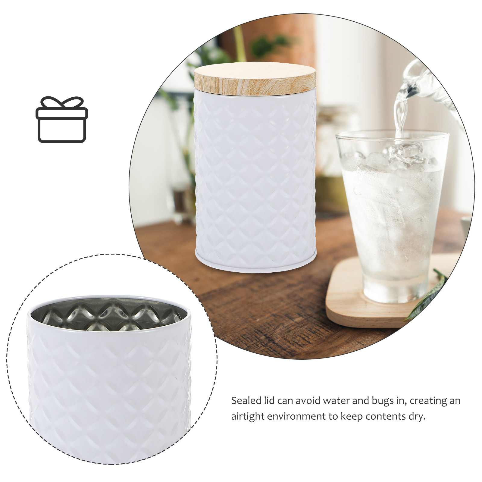 2 Adet Gıda Sınıfı Teneke Sakl - Food Storage Jars With Lids incelemesi ve fiyatı