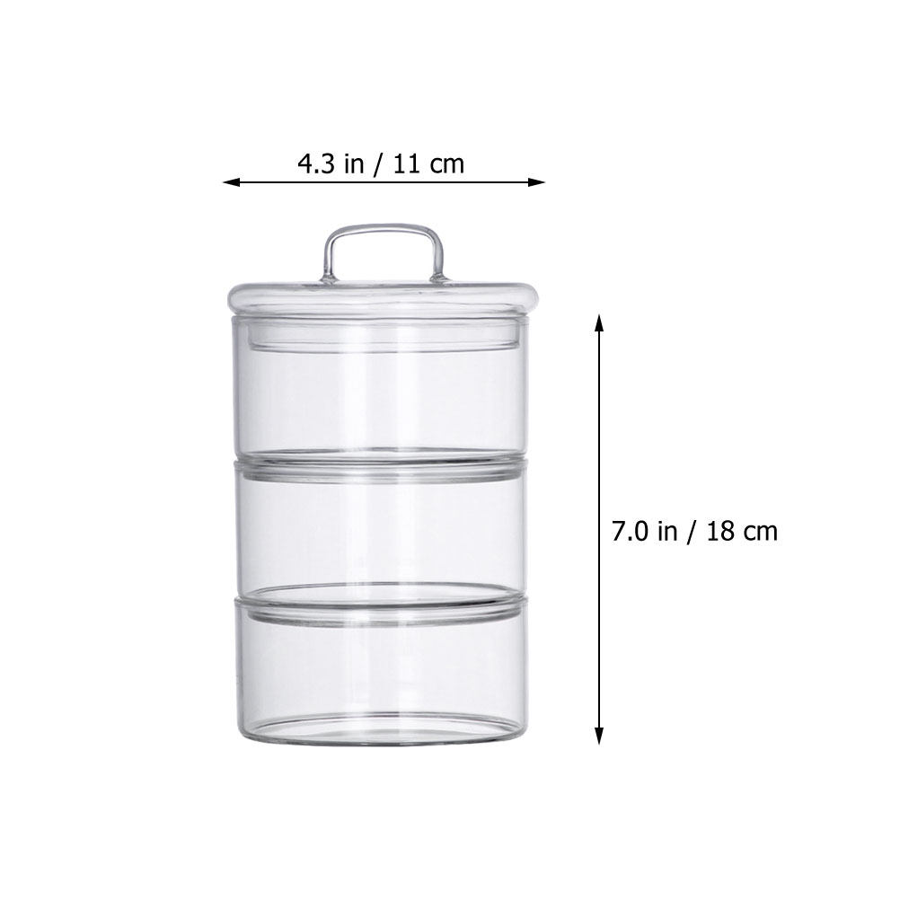 1 takım şeffaf cam saklama kab - Food Storage Jar Glass incelemesi ve fiyatı