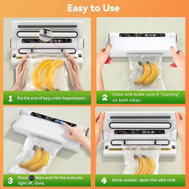 Gıda Saklama Vakum Makinesi 75 - Food Storage Vacuum Seal Bags incelemesi ve fiyatı