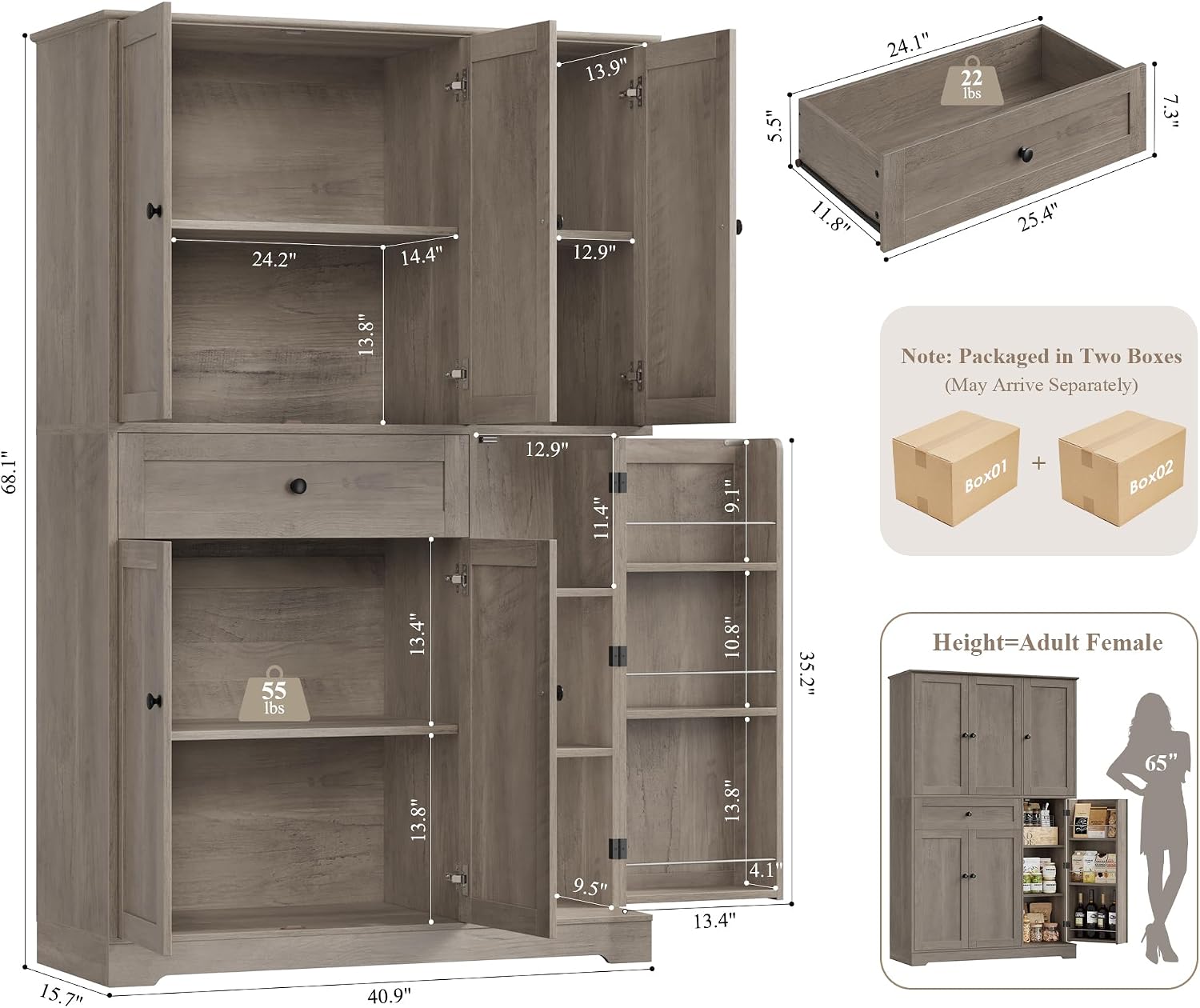 Mutfak Kileri Depolama Dolabı  - Food Storage Drawers incelemesi ve fiyatı