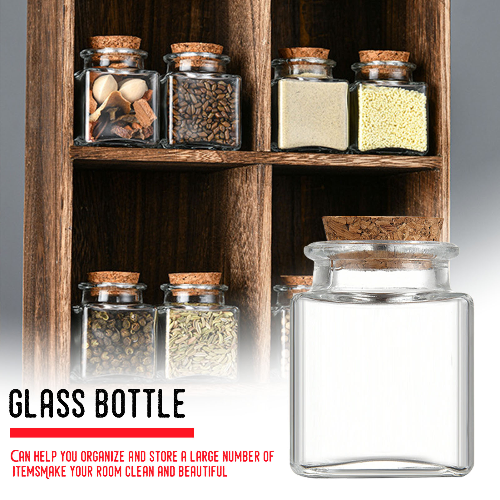 1/5/10 adet cam saklama kavano - Food Storage Jar Glass incelemesi ve fiyatı