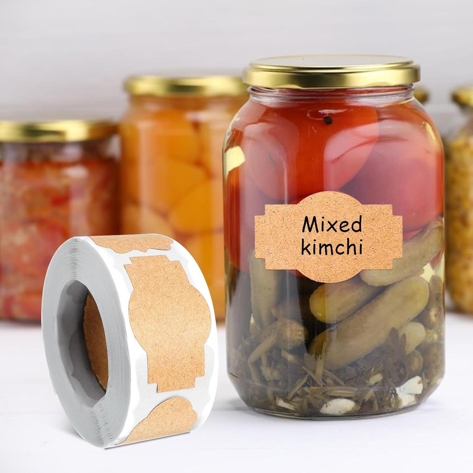 300 adet kavanoz etiketleri çı - Food Storage Jars With Lids incelemesi ve fiyatı