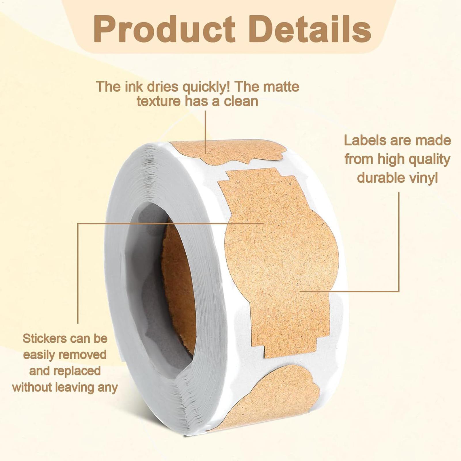 300 adet kavanoz etiketleri çı - Food Storage Jars With Lids incelemesi ve fiyatı