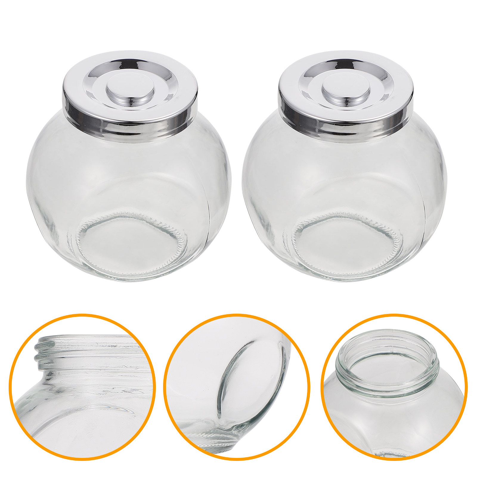 2 Adet Meyve Reçeli Saklama Şi - Food Storage Jar Glass incelemesi ve fiyatı