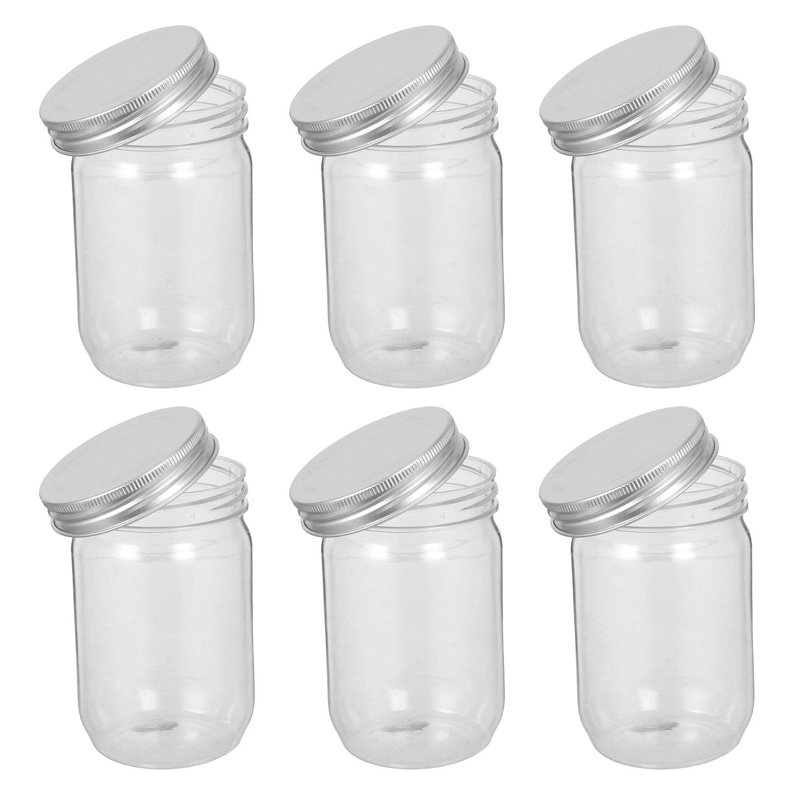 6 adet şeffaf plastik Mason ka - Food Storage Containers incelemesi ve fiyatı