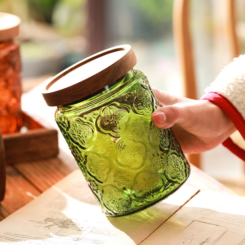 Vintage cam mutfak depolama ka - Food Storage Jars With Lids incelemesi ve fiyatı