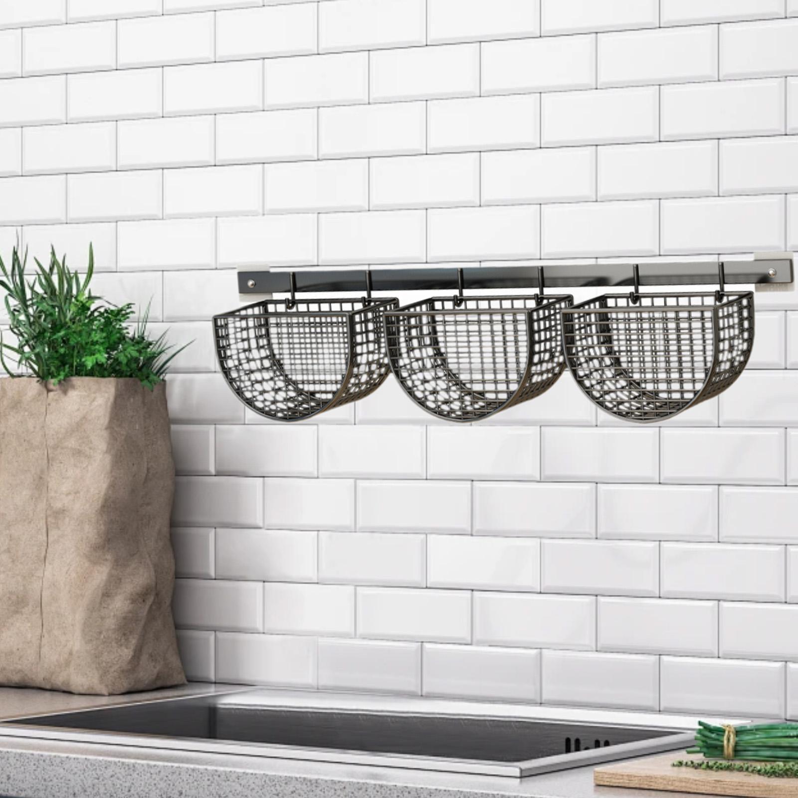 Metal Asılı Duvar Sepeti Düzen - Food Storage No Pantry incelemesi ve fiyatı
