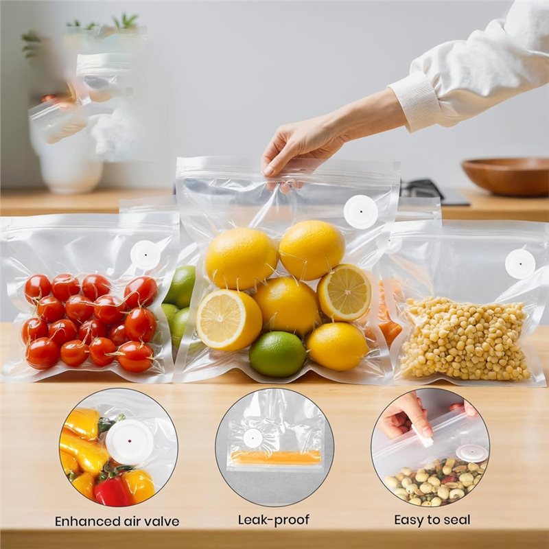 Yiyecekler İçin Vakumlu Kapatm - Food Storage Vacuum Seal Bags incelemesi ve fiyatı