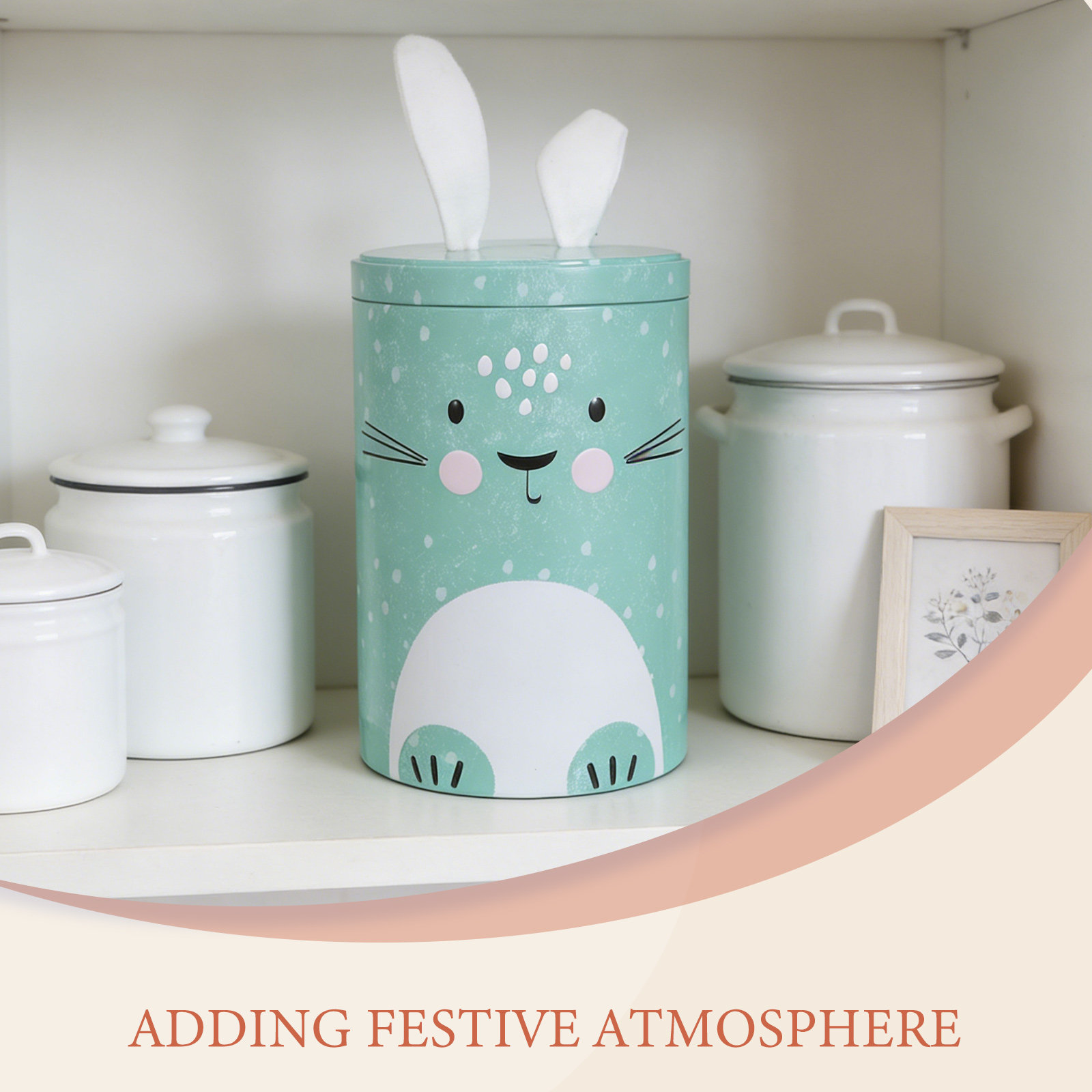 Tavşanlı Paskalya Cep Kavanozu - Food Storage Jars With Lids incelemesi ve fiyatı